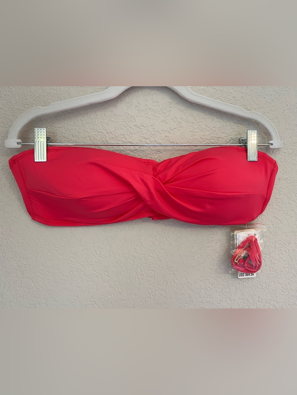 Tommy Bahama Coral Twist Bandeau Bikini Top
